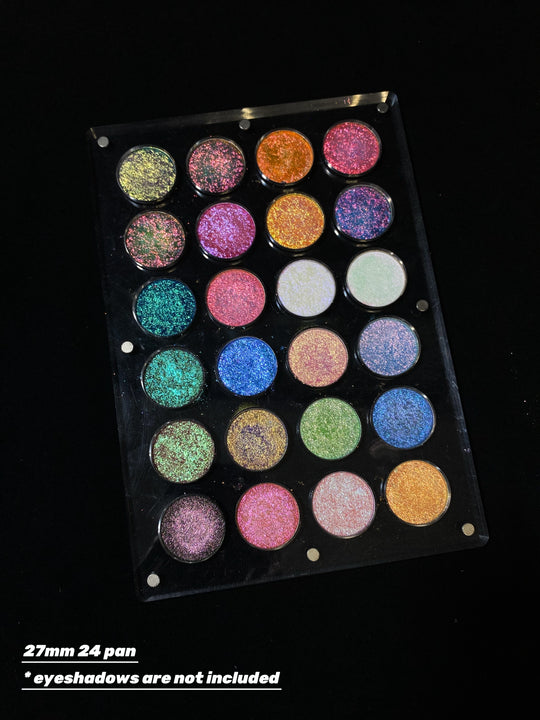 24 Pan 27mm Acrylic Empty Palette